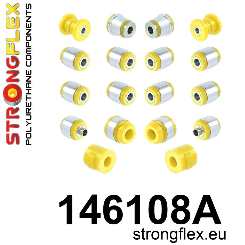 Kit de silentblock de suspensión trasera SPORT Citroën C5 407 C6 508 (146108A)