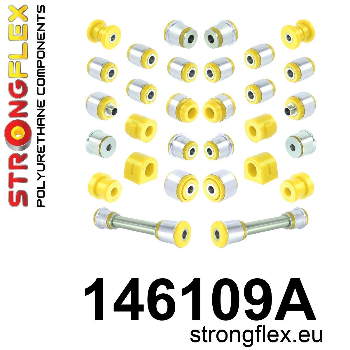 Kit completo de silentblocks de suspensión SPORT Citroën C5 407 C6 508 (146109A)