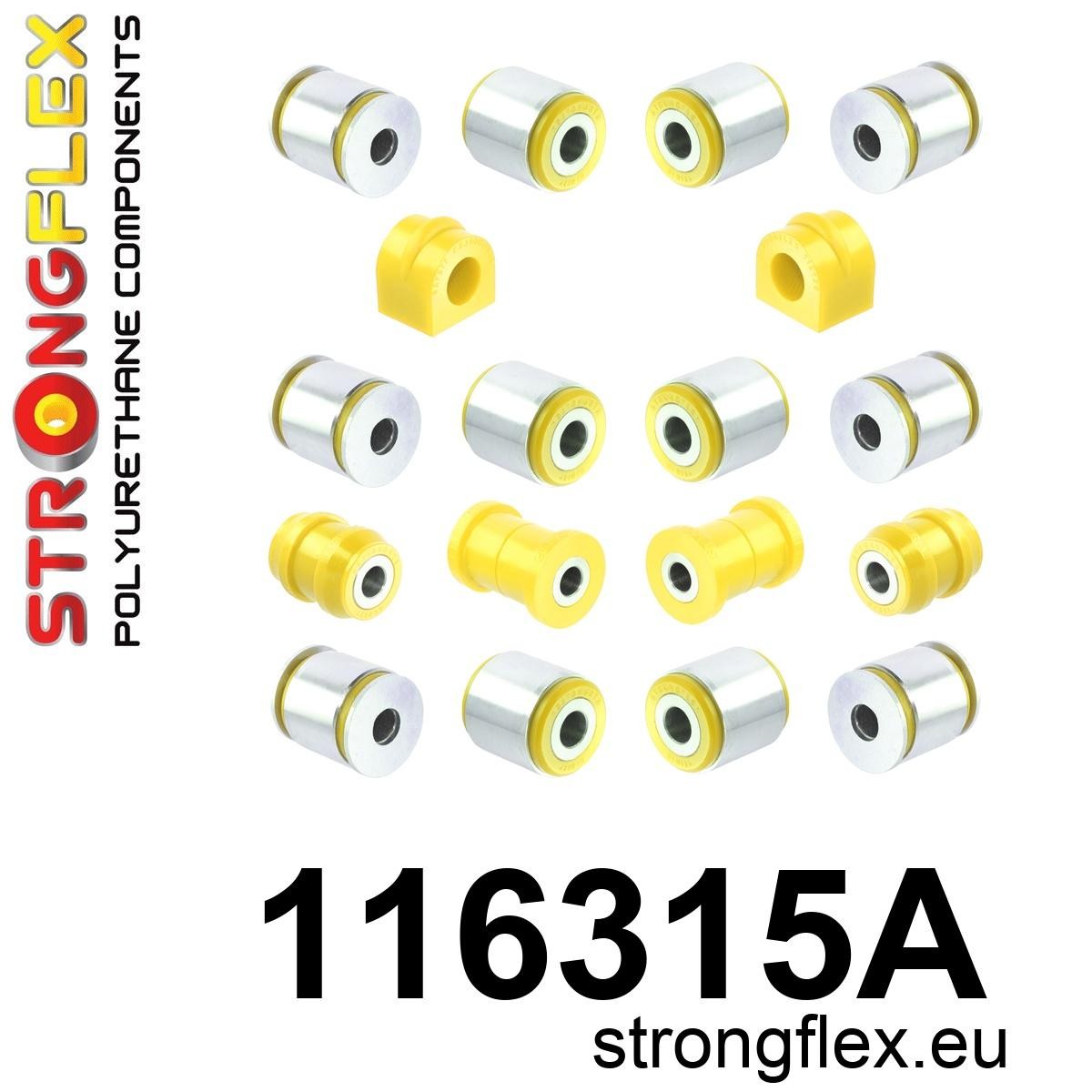 Kit de silentblock de suspensión trasera SPORT Mercedes SLK R171 (116315A)