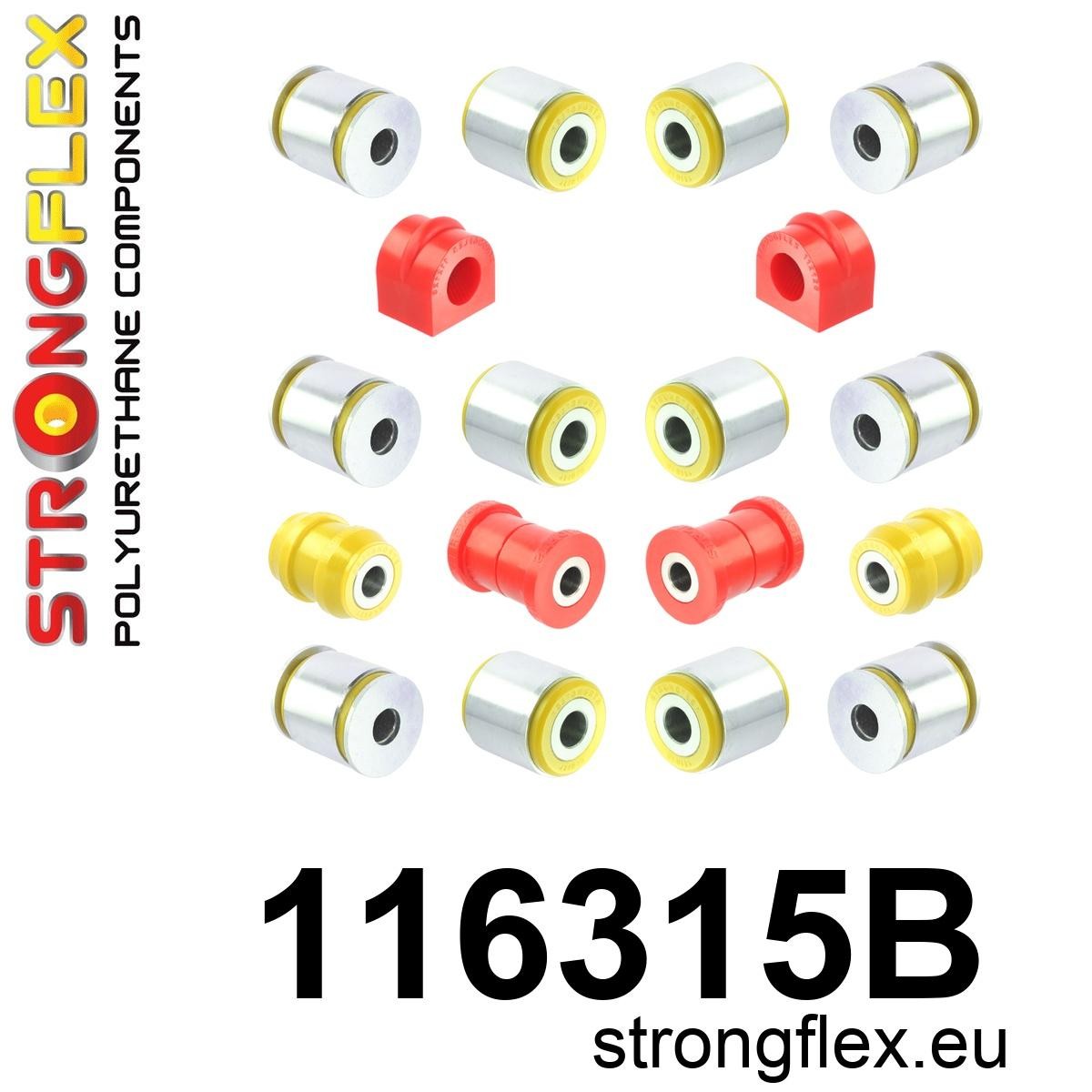 Kit de silentblock de suspensión trasera Mercedes SLK R171 (116315B)