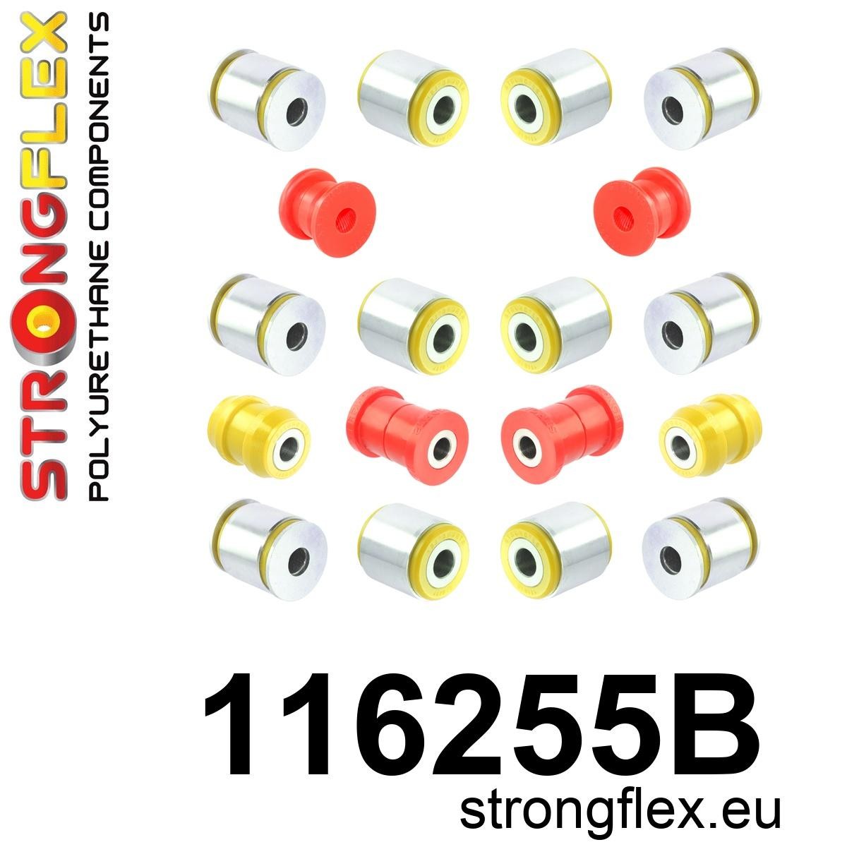 Kit de silentblock de suspensión trasera Mercedes CLK W209 W203 CL203 RWD (116255B)
