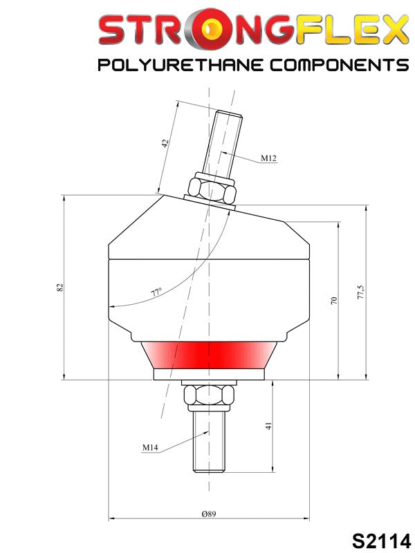 Soporte de motor 1UZ FE Toyota Soarer Z30 SC (211922B)