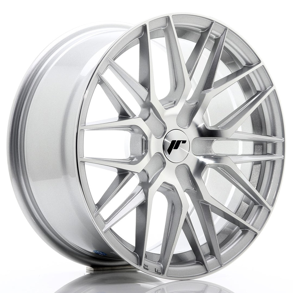 Japan Racing JR-28 17x8" (4 & 5 hole custom PCD) ET25-40, Silver
