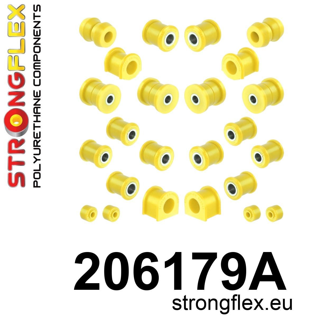 Kit completo de silentblocks de suspensión SPORT Daihatsu Charade G100 G200 (206179A)