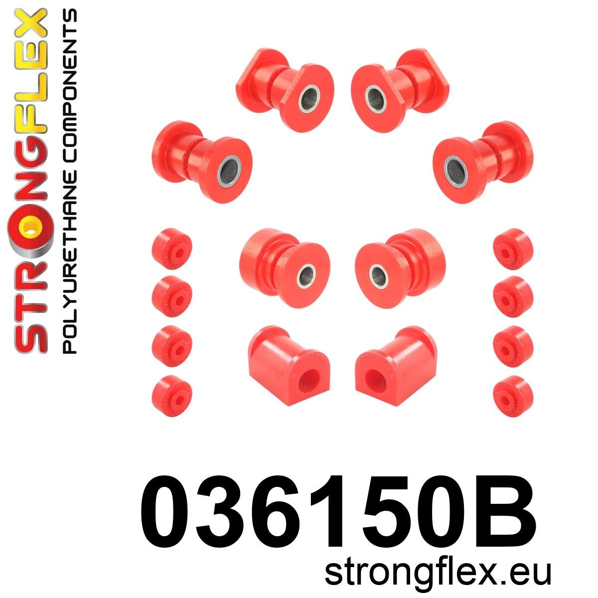 Kit de silentblocks de suspensión delantera BMW Neue Klasse E114 E115 (036150B)