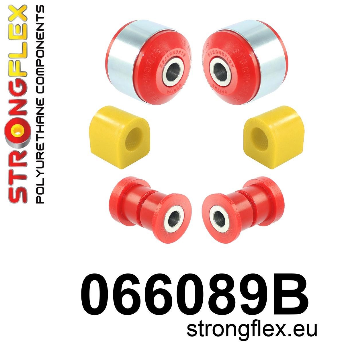 Kit de silentblocks de suspensión delantera Fiat Panda Y Ypsilon 500 (066089B)