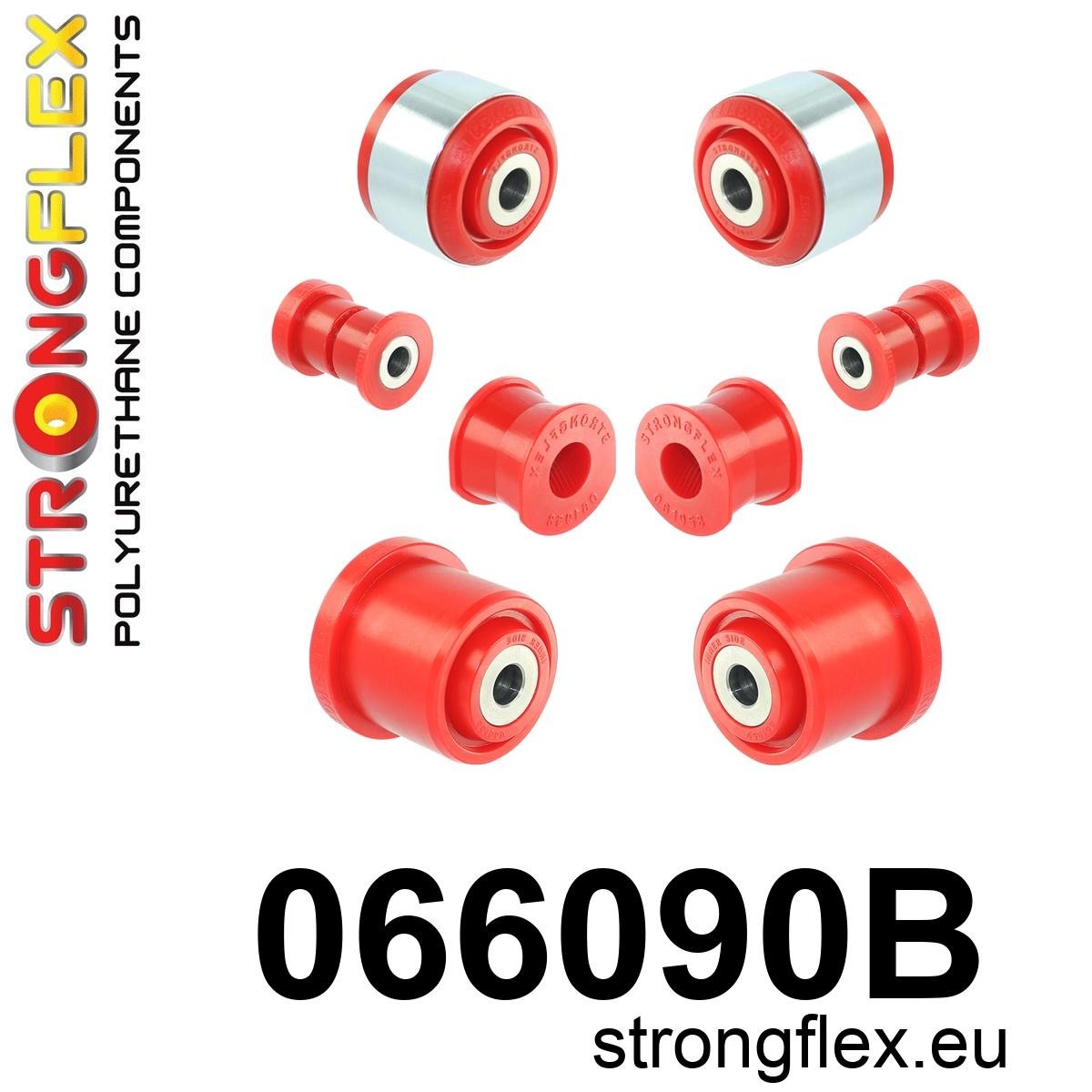 Kit de silentblocks de suspensión delantera y eje trasero Ford KA 500 (066090B)