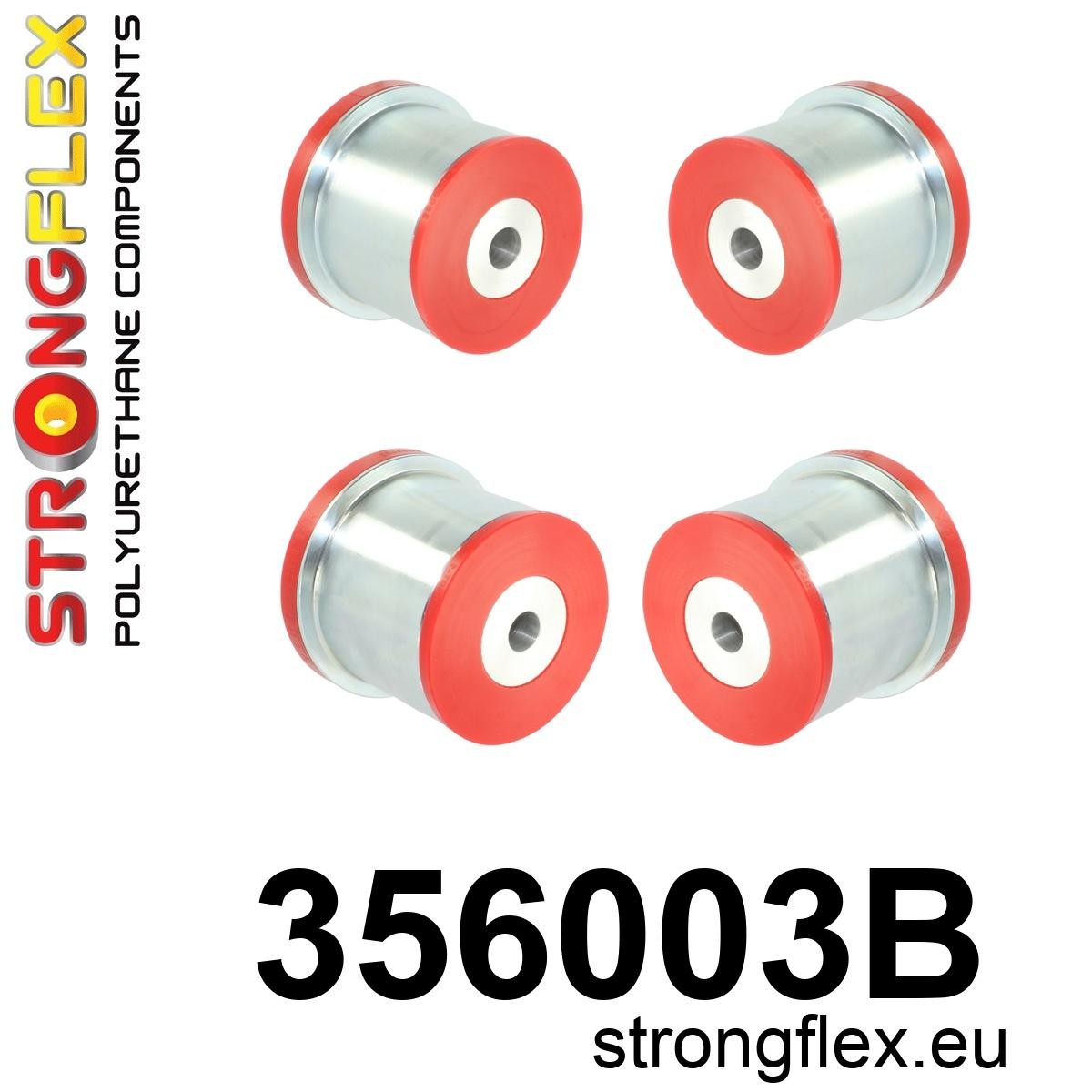 Kit de silentblocks de montaje del eje trasero Tesla Model S Model X (356003B)