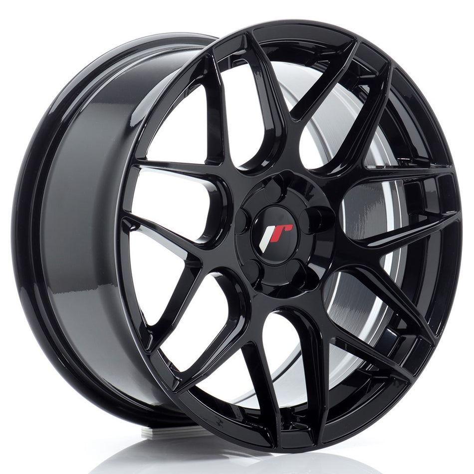 Japan Racing JR-18 17x8" (5 hole custom PCD) ET35, Gloss Black