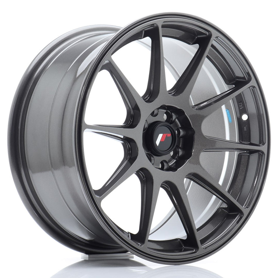 Japan Racing JR-11 17x8.25" 5x100/114.3 ET35, Hyper Gray