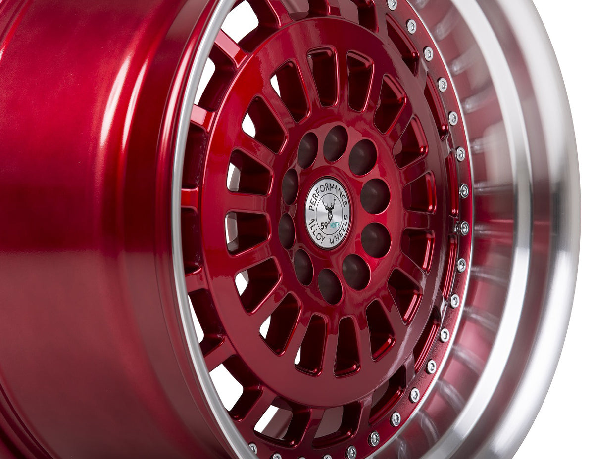 Llanta 59°North D-007 18x9,5" 5x114.3/120 ET20 rojo