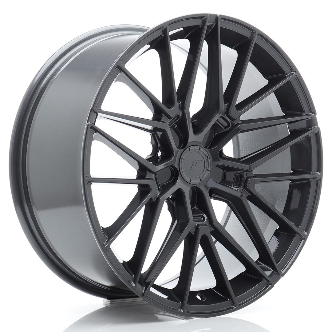 Llanta Japan Racing JR-38 19x9" 5 tornillos a medida ET20-40 gris hyper