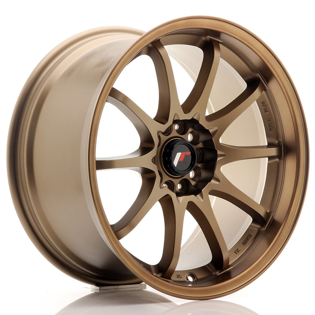Llanta Japan Racing JR-5 18x9,5" 5x100/5x114.3 ET22 bronce anodizado oscuro