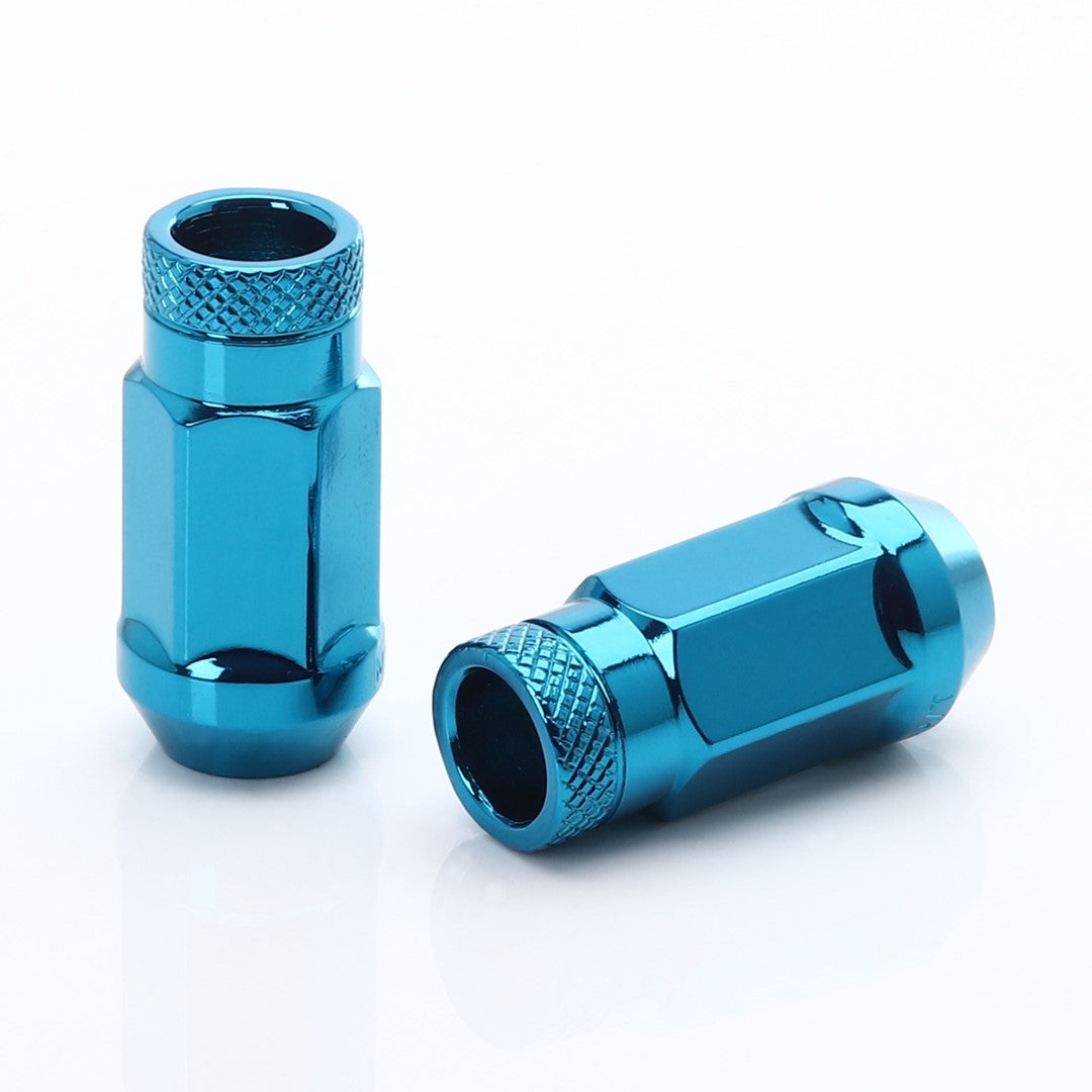 Tuercas de rueda de acero JN1 M12x1.25 en azul (20 unidades)