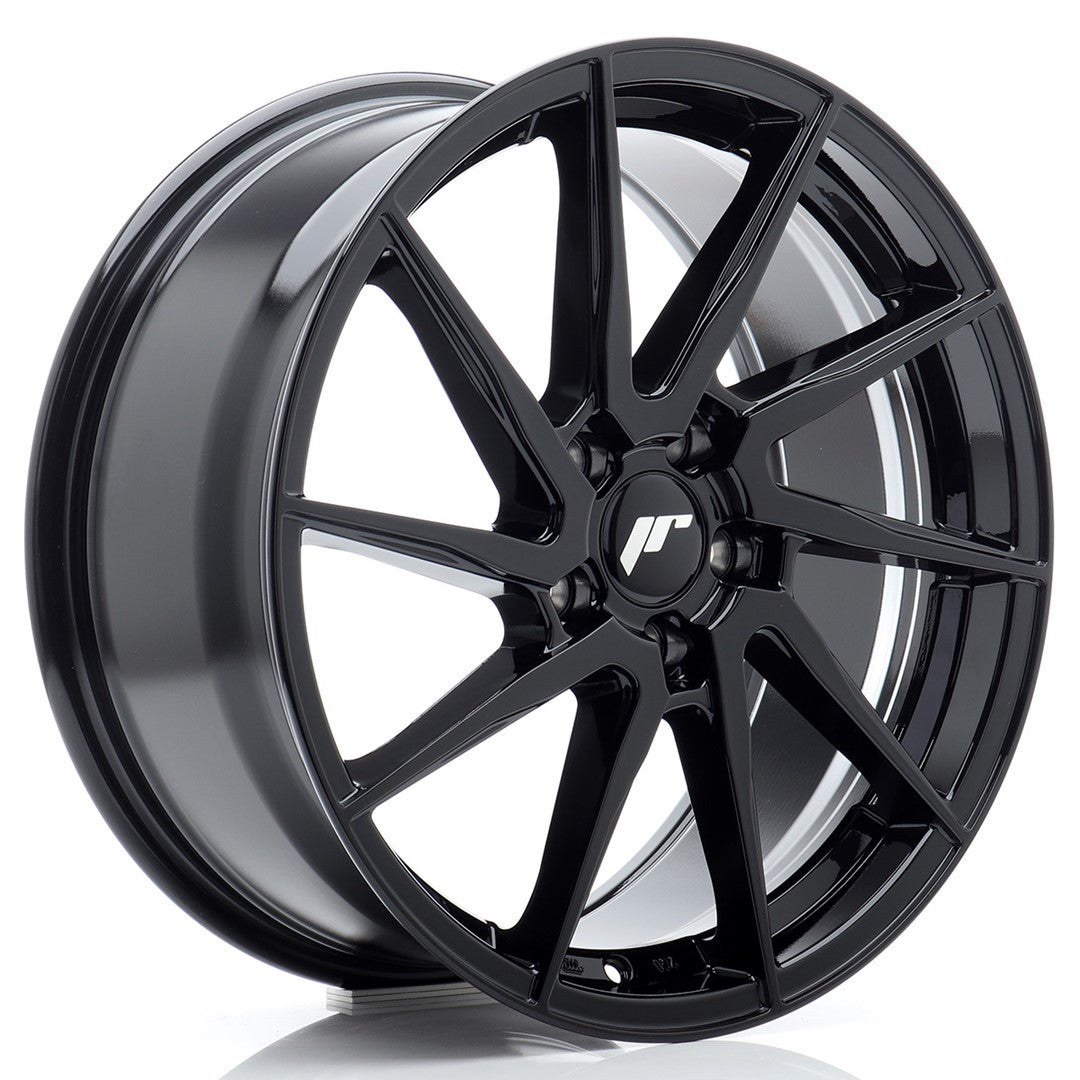 Llanta Japan Racing JR-36 18x8" 5x112 ET45 negro brillo