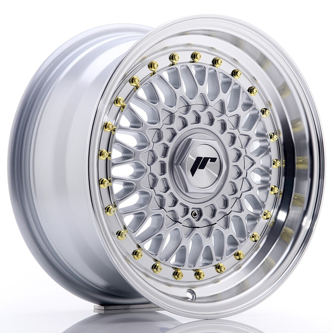 Llanta Japan Racing JR-9 15x7" 4x100/4x108 ET20 plata