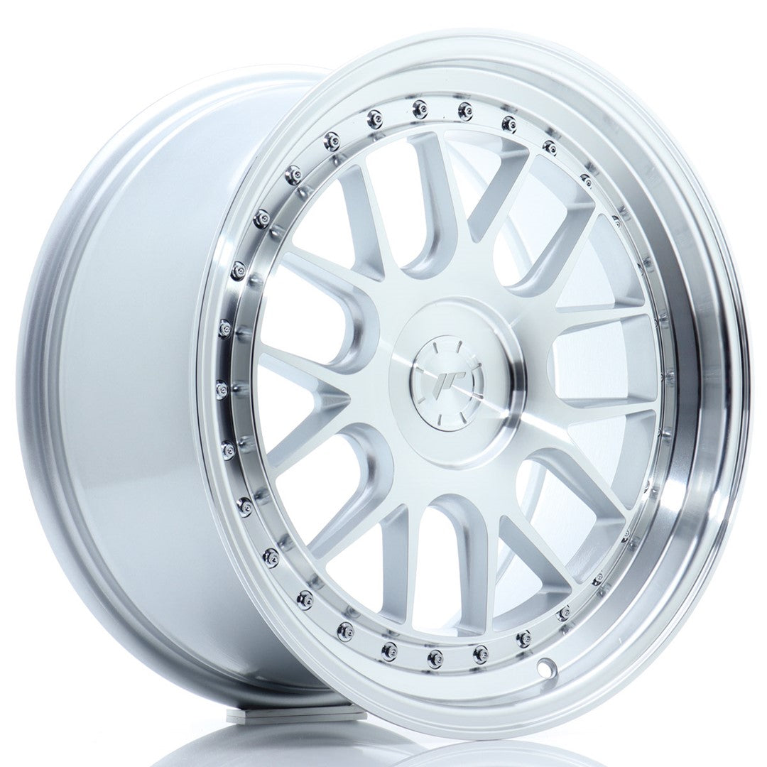 Llanta Japan Racing JR-40 18x8,5" 5 tornillos a medida ET35 plata