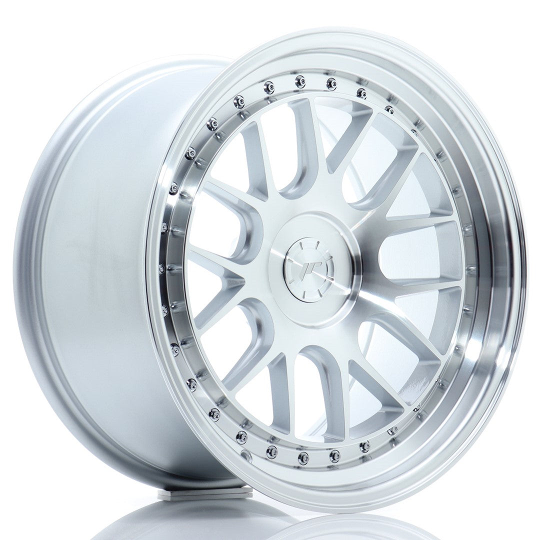 Llanta Japan Racing JR-40 18x9,5" 5 tornillos a medida ET15-35 plata
