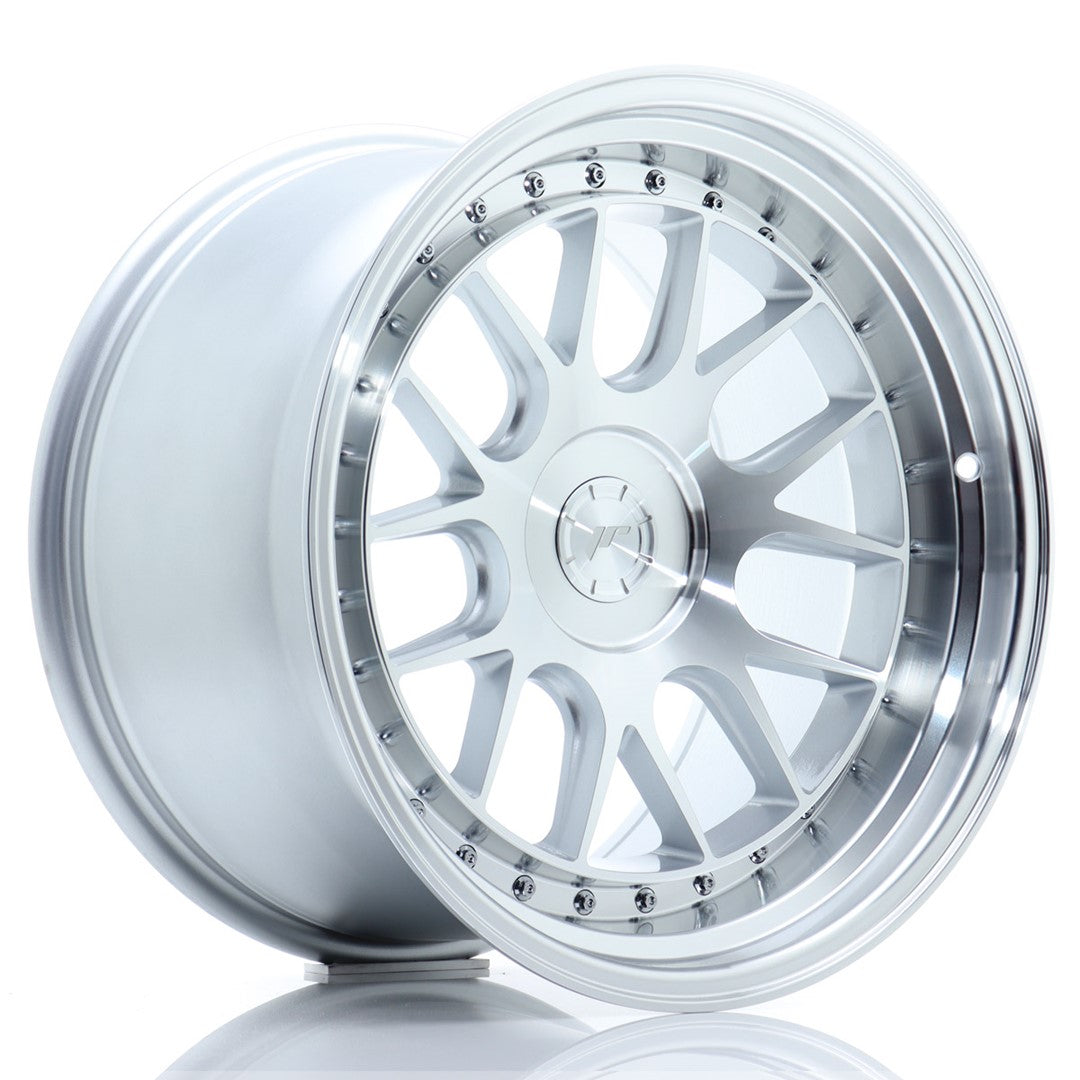 Llanta Japan Racing JR-40 18x10,5" 5 tornillos a medida ET15-22 plata