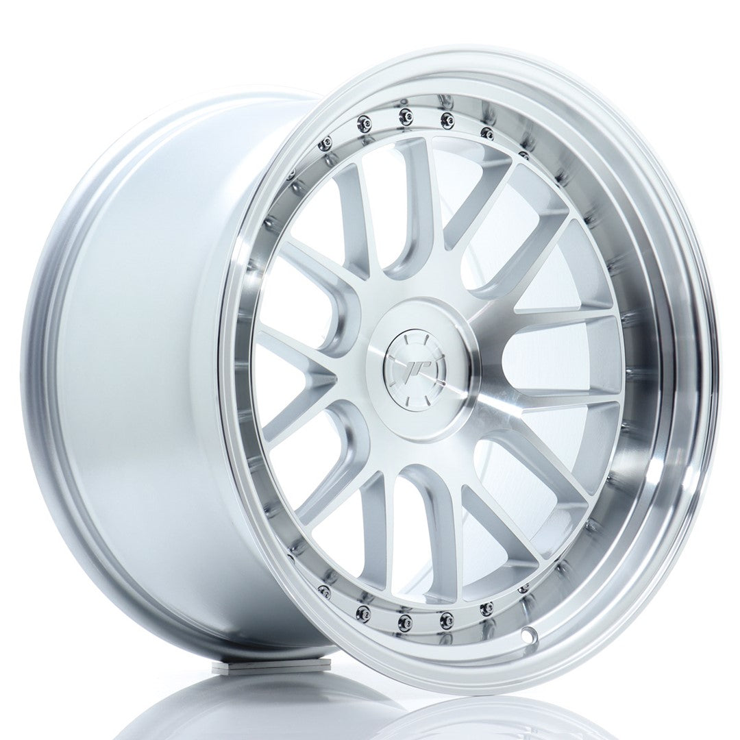 Llanta Japan Racing JR-40 19x11" 5 tornillos a medida ET15-22 plata