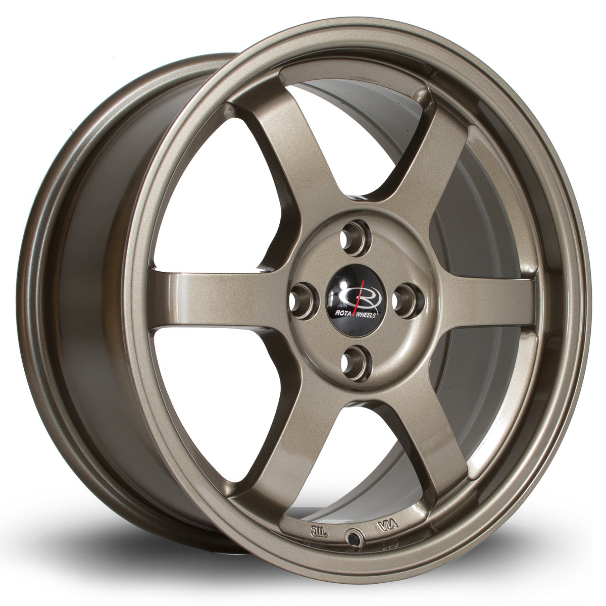 Llanta Rota Grid 16x7" 5x114.3 ET40 bronce