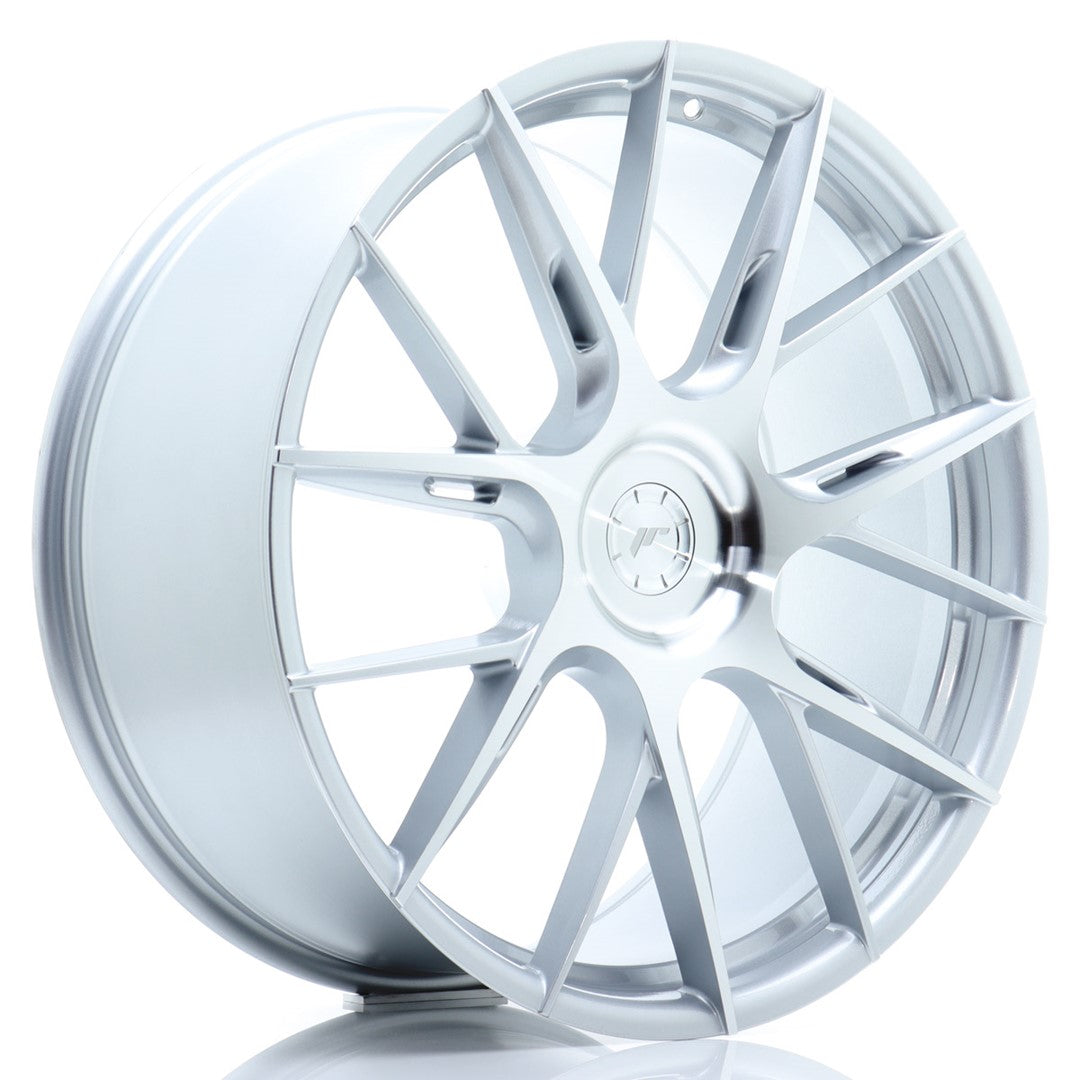 Llanta Japan Racing JR-42 22x10" 5 tornillos a medida ET20-54 plata