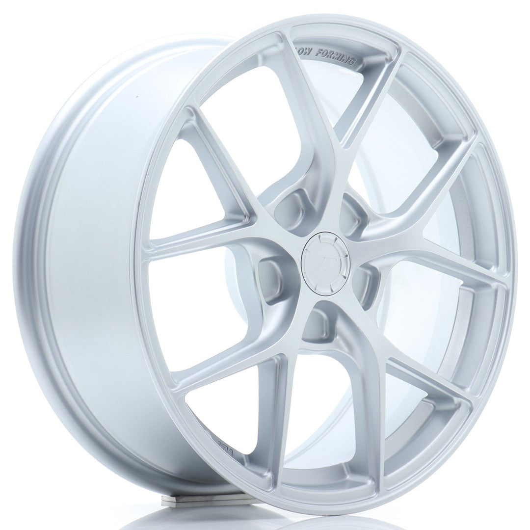 Llanta Japan Racing SL-01 Super Light 17x7" 5 tornillos a medida ET20-40 plata