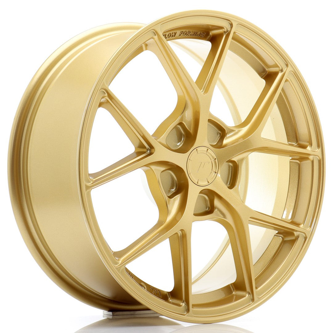 Llanta Japan Racing SL-01 Super Light 17x7" 5 tornillos a medida ET20-40 dorado