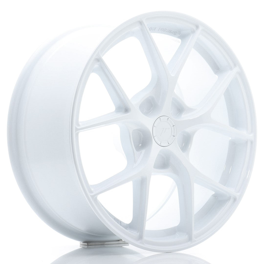 Llanta Japan Racing SL-01 Super Light 17x8" 5 tornillos a medida ET20-45 blanco