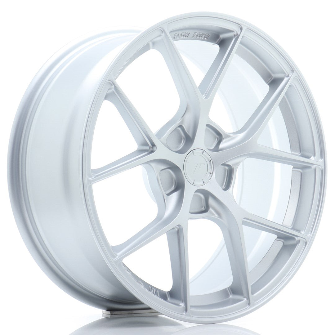 Llanta Japan Racing SL-01 Super Light 18x8" 5 tornillos a medida ET20-40 plata