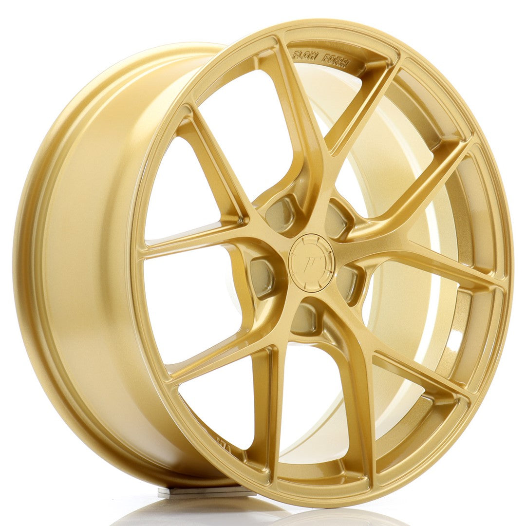 Llanta Japan Racing SL-01 Super Light 18x8" 5 tornillos a medida ET20-40 dorado