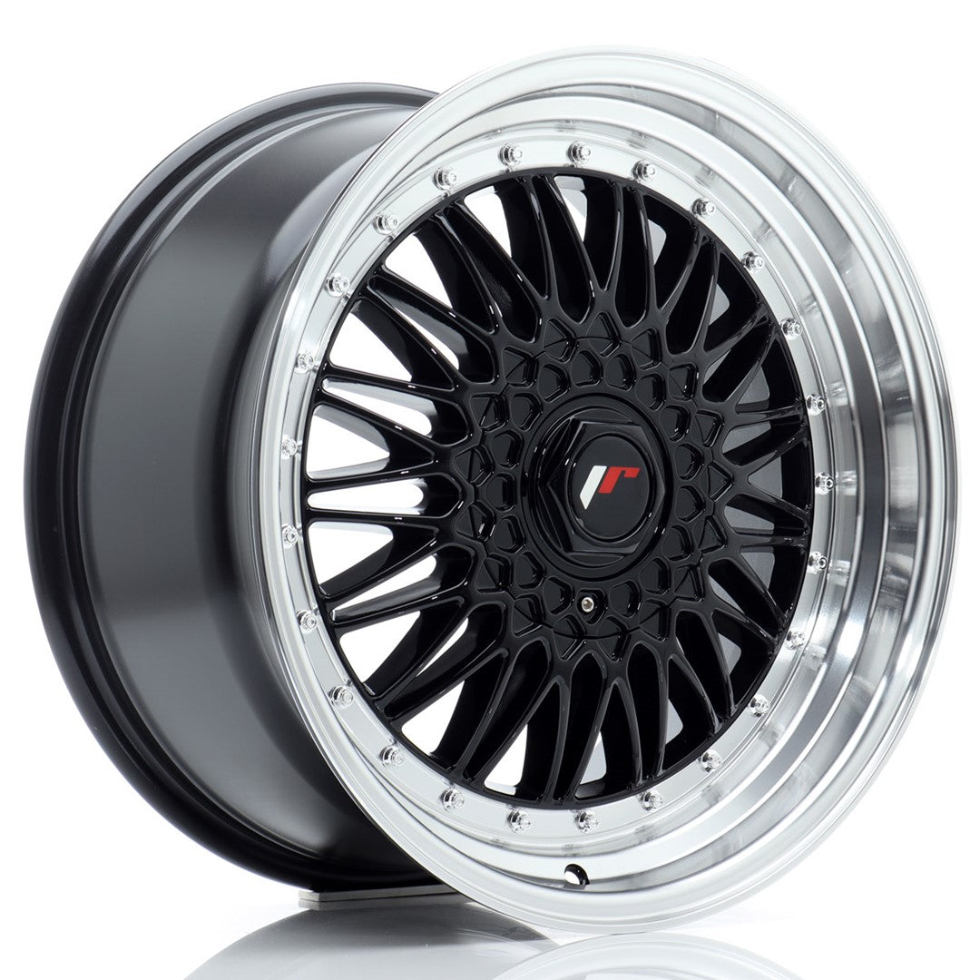 Llanta Japan Racing JR-9 18x9" a medida ET20-40 negro brillo