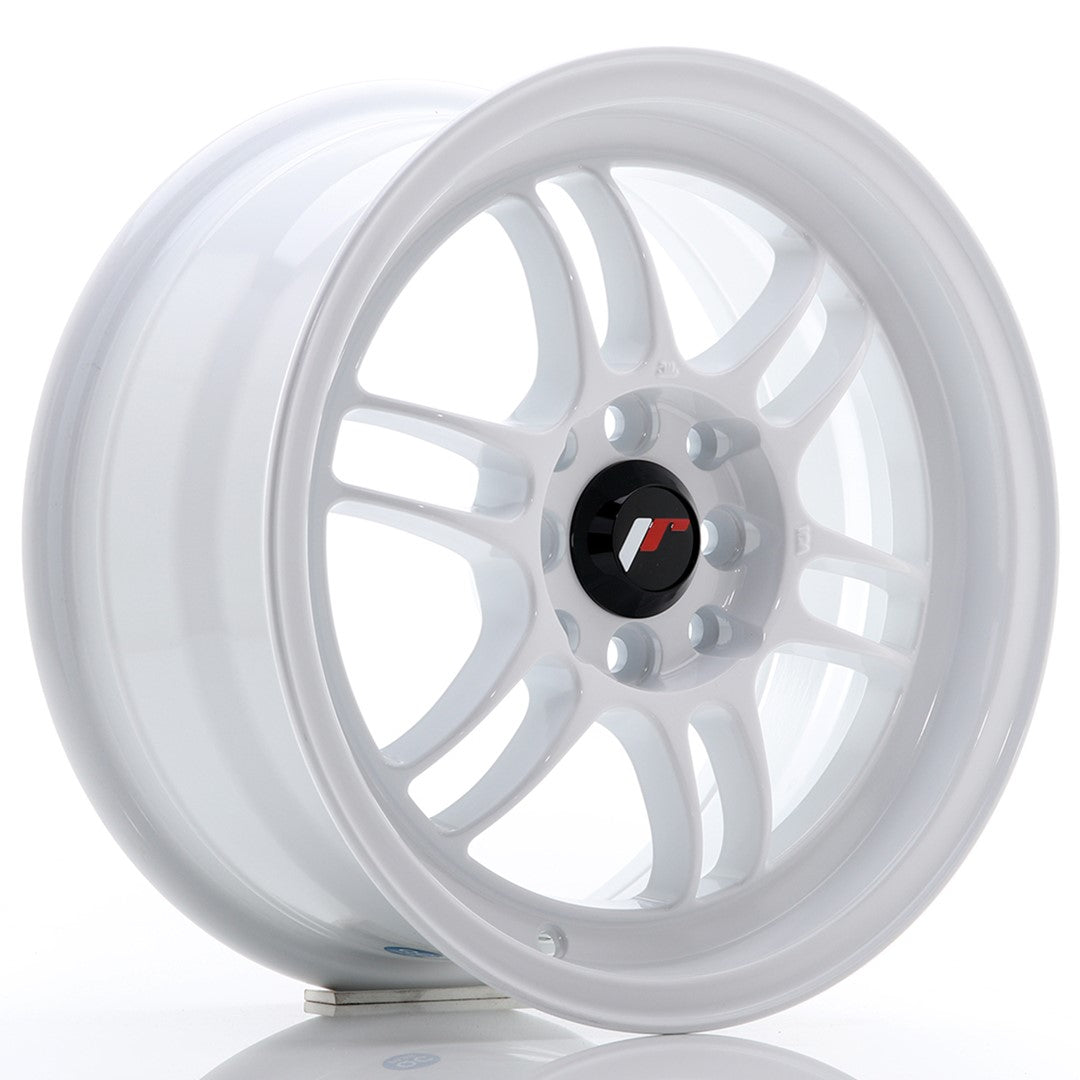 Llanta Japan Racing JR-7 15x7" 4x100/4x114.3 ET38 blanco