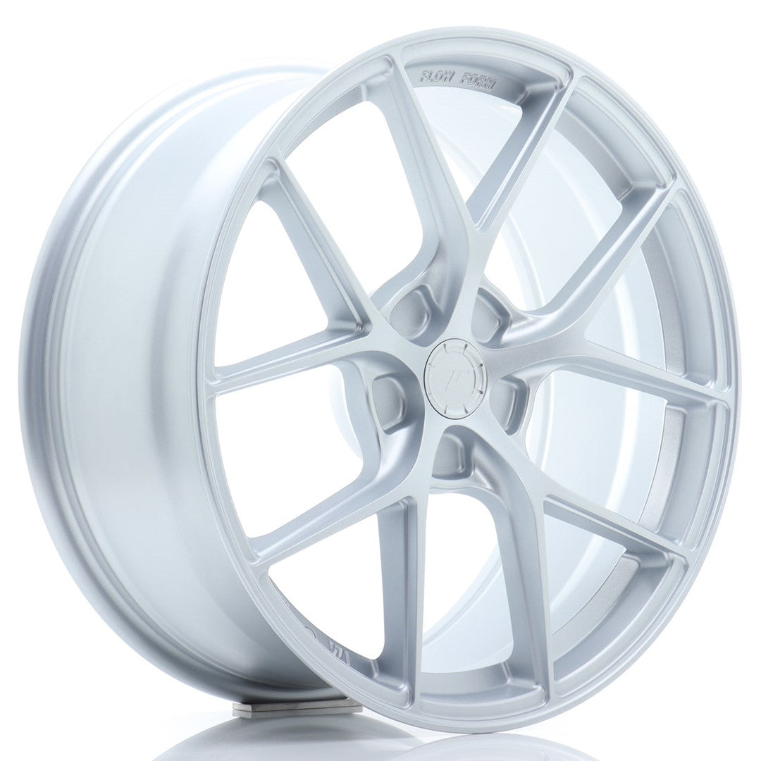 Llanta Japan Racing SL-01 Super Light 19x8" 5 tornillos a medida ET20-40 plata