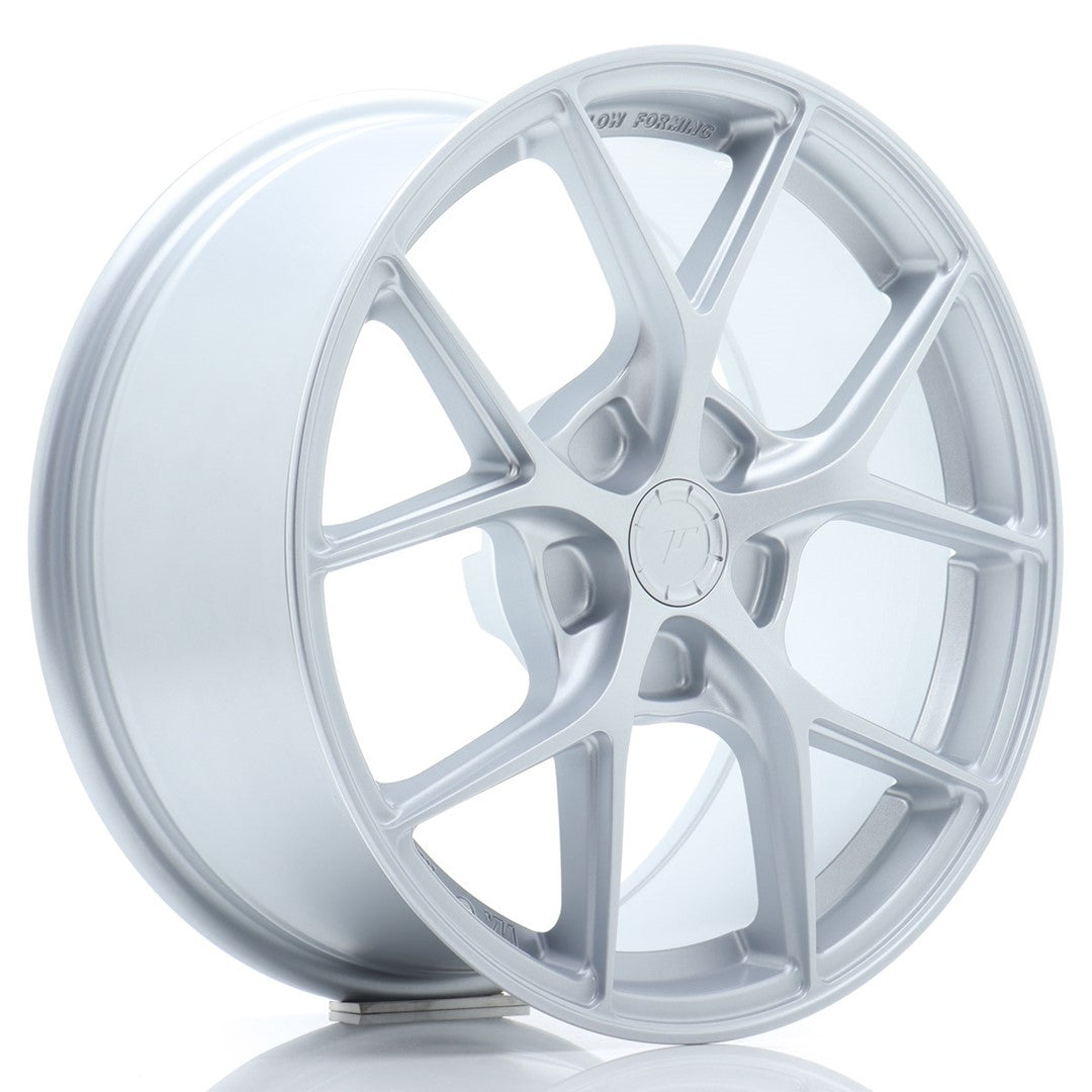Llanta Japan Racing SL-01 Super Light 17x9" 5 tornillos a medida ET20-50 plata mecanizada