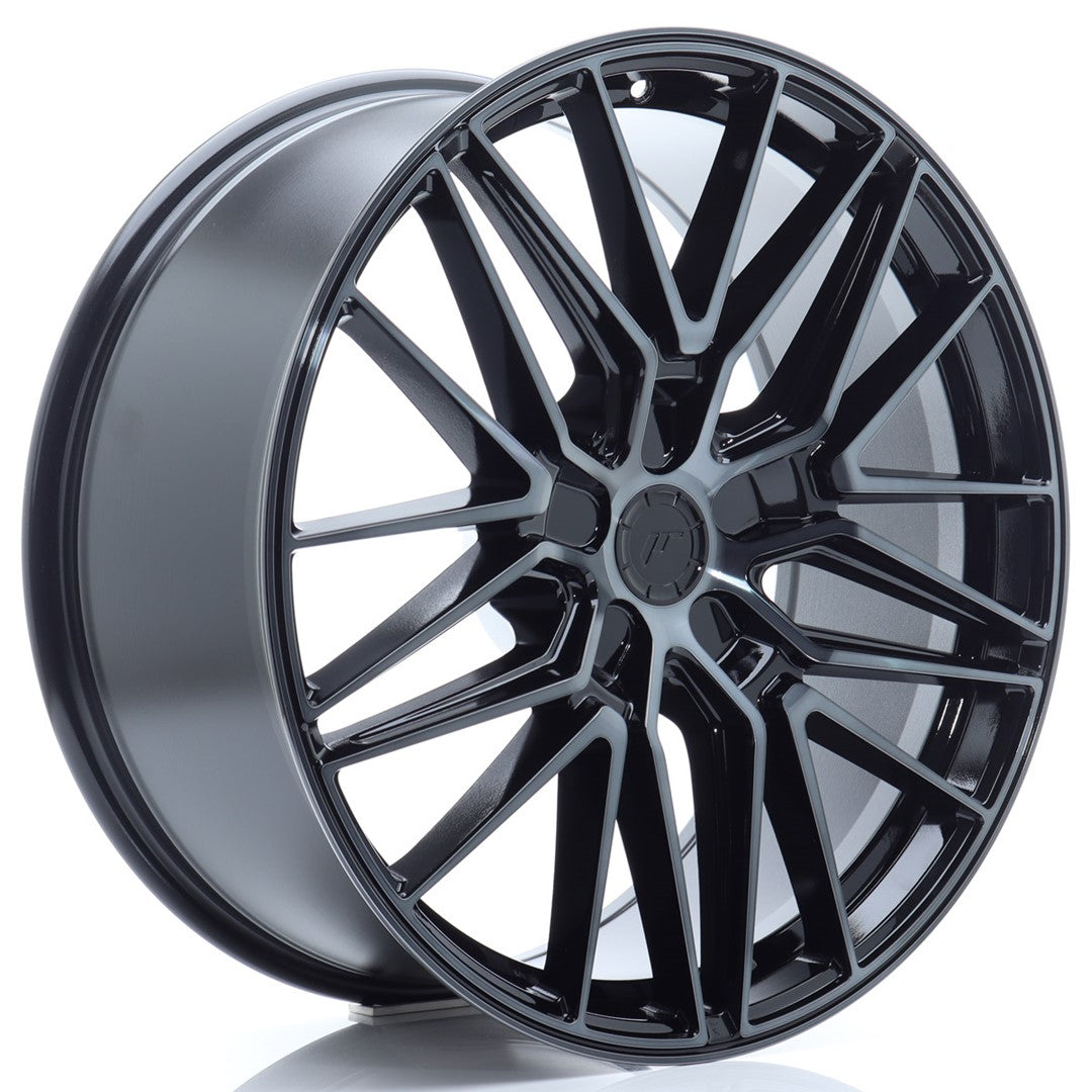 Llanta Japan Racing JR-38 21x9,5" 5 tornillos a medida ET14-58 negro mate y brillo