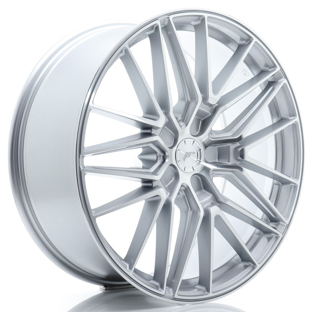 Llanta Japan Racing JR-38 21x9,5" 5 tornillos a medida ET14-58 plata mecanizada