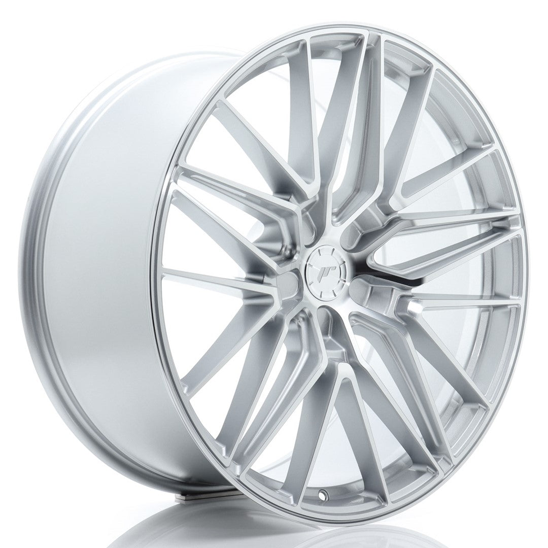 Llanta Japan Racing JR-38 22x10,5" 5 tornillos a medida ET10-46 plata mecanizada