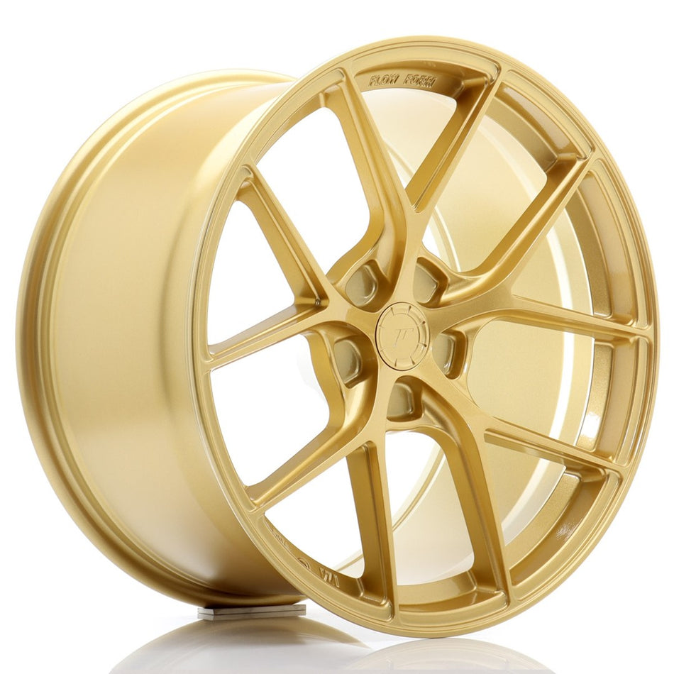 Japan Racing SL-01 Super Light 19x9" (5 hole custom PCD) ET21-35, Gold