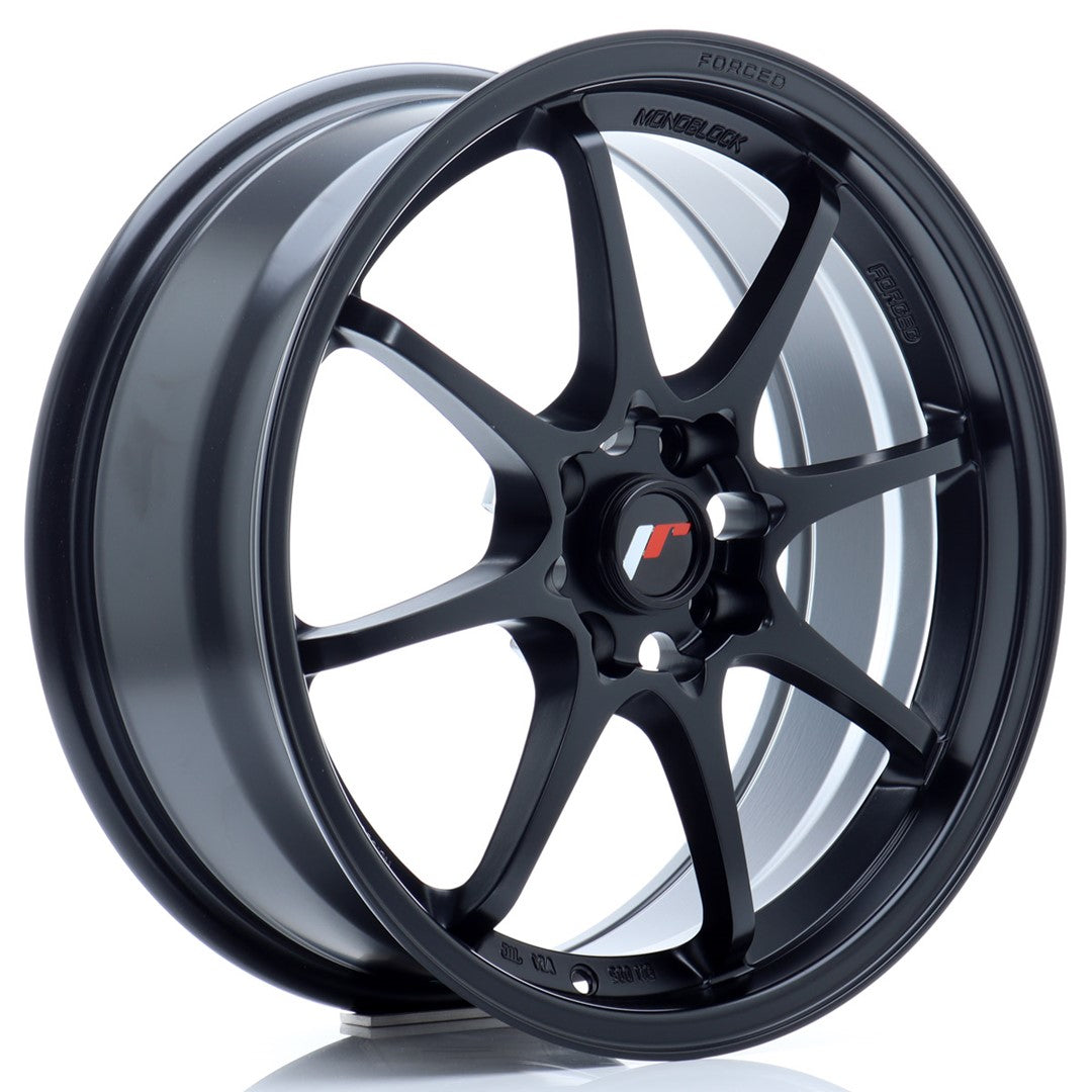 Llanta Japan Racing JR-5 17x7" 4x108 ET25 negro mate