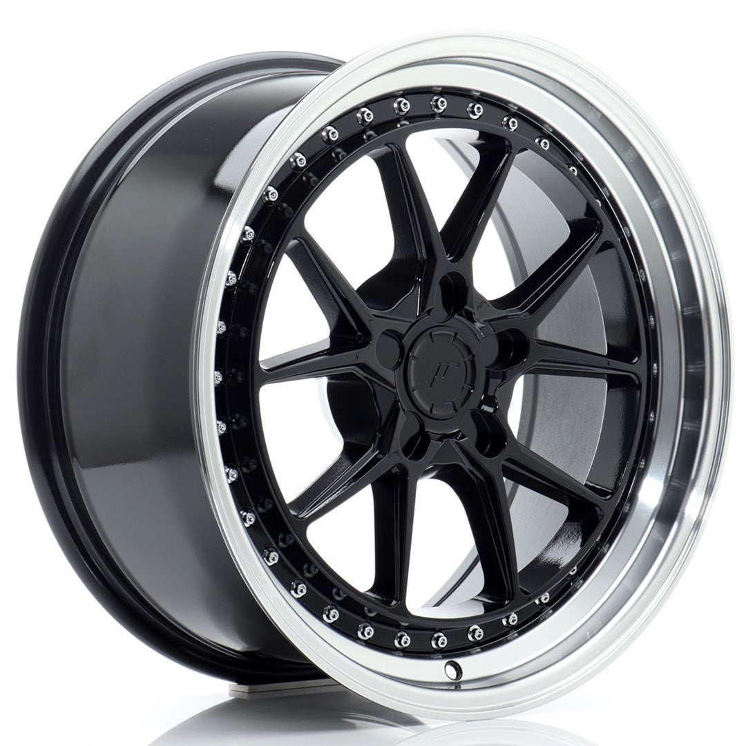 Llanta Japan Racing JR-39 18x8,5" 5 tornillos a medida ET15-35 negro brillo