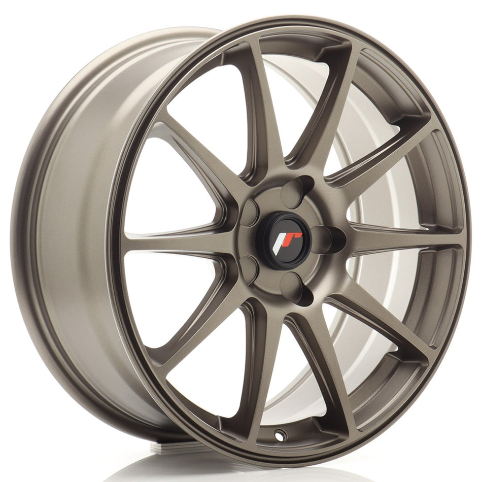 Japan Racing JR-11 18x7.5" (5 hole custom PCD) ET20-40, Bronze