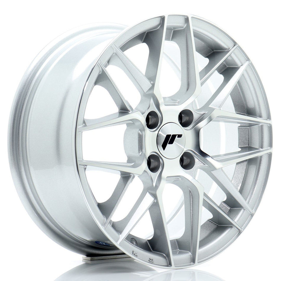 Japan Racing JR-28 15x7" 4x100 ET25, Machined Silver