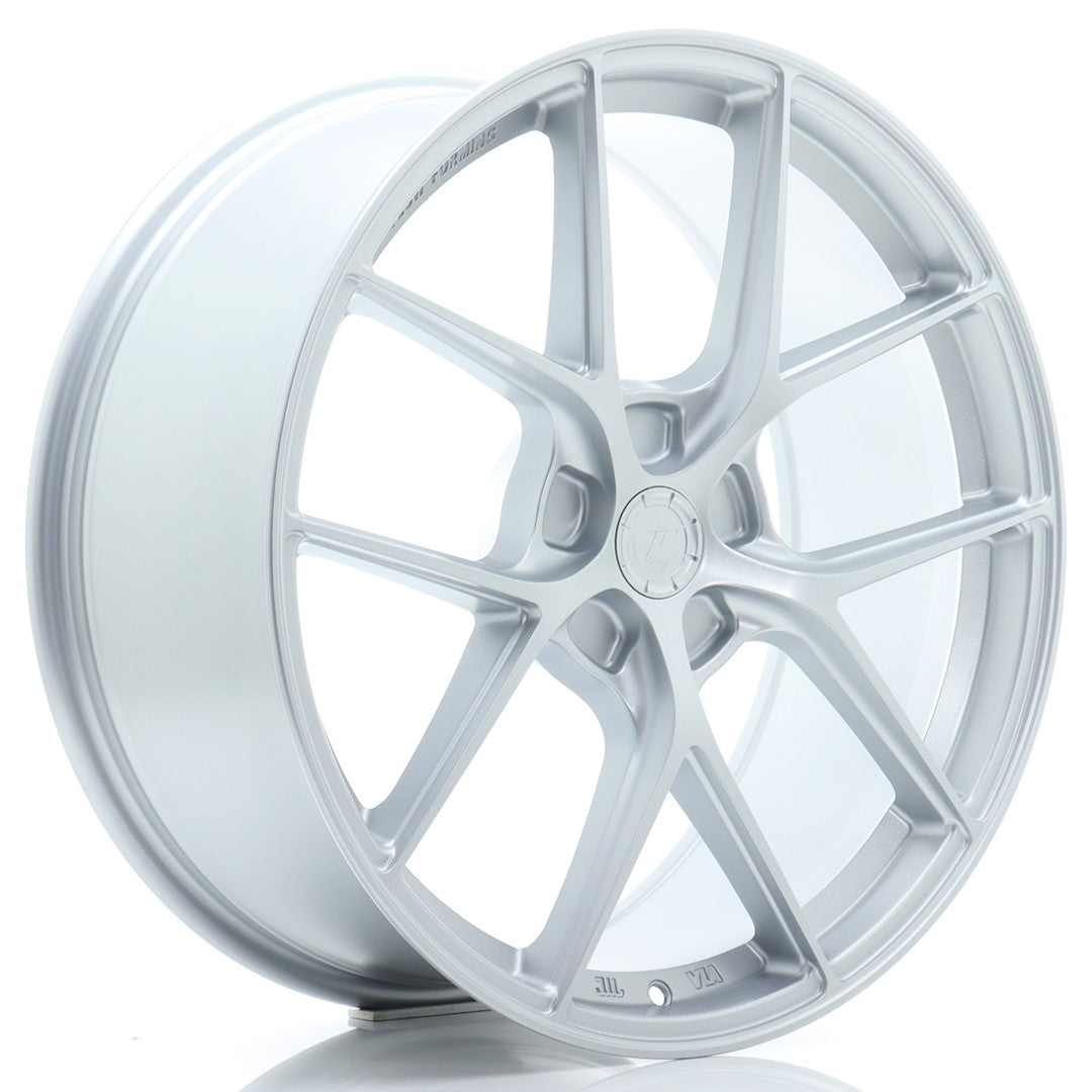 Llanta Japan Racing SL-01 Super Light 20x8" 5 tornillos a medida ET20-40 plata mecanizada