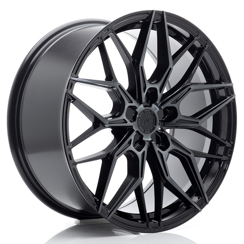 Japan Racing JR-46 19x8.5" (5 hole custom PCD) ET20-45, Gloss Black, Tinted Face