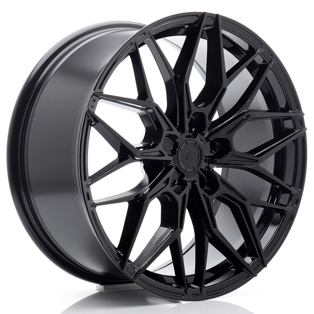 Llanta Japan Racing JR-46 19x9" 5 tornillos a medida ET20-51 negro brillo