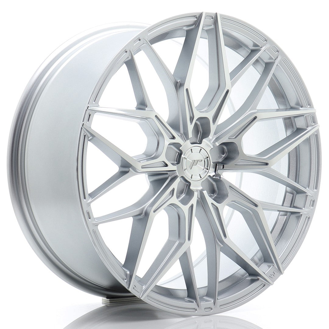 Llanta Japan Racing JR-46 19x9" 5 tornillos a medida ET20-51 plata
