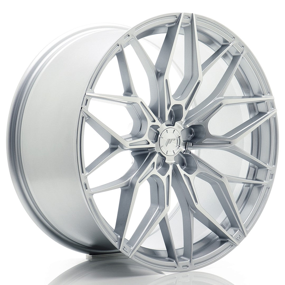 Llanta Japan Racing JR-46 20x9" 5 tornillos a medida ET20-35 plata