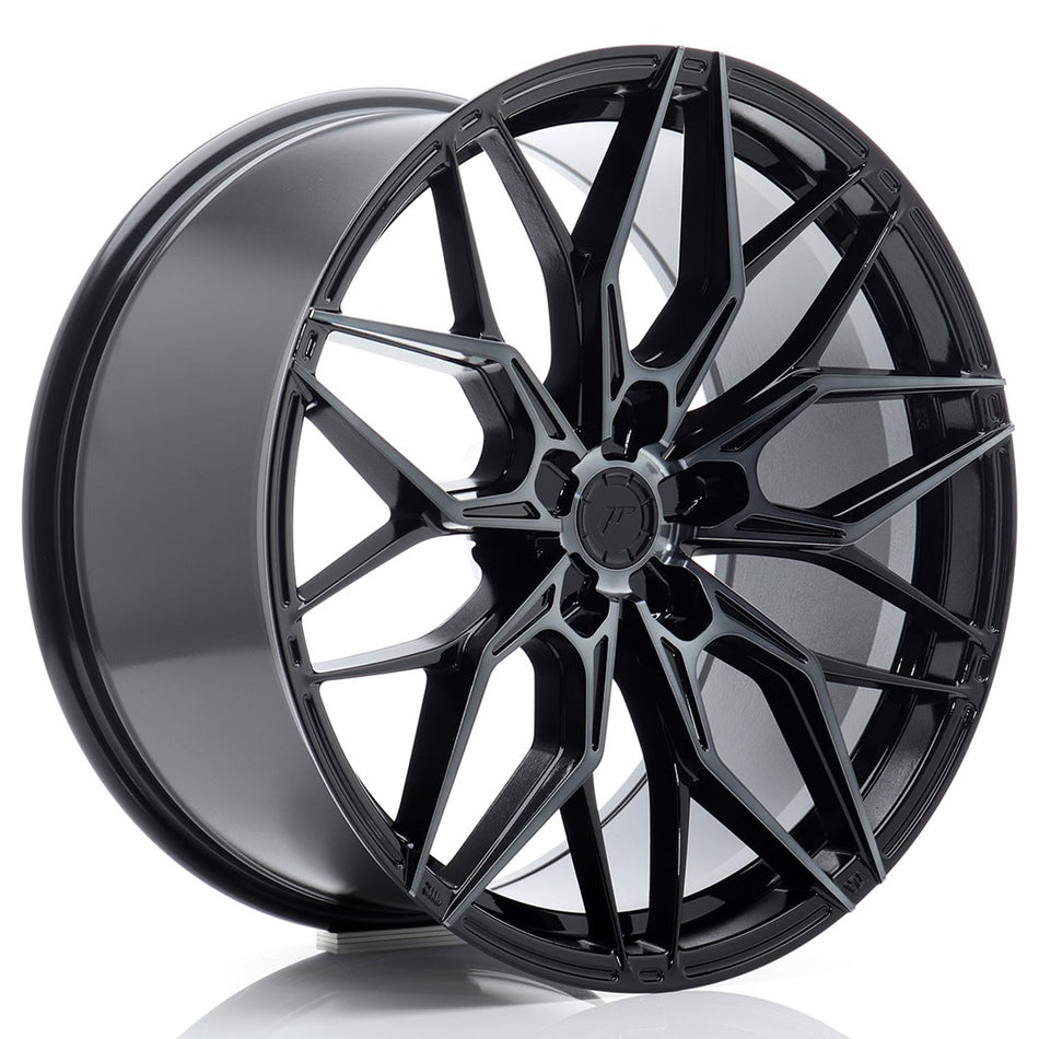Japan Racing JR-46 20x9" (5 hole custom PCD) ET20-35, Gloss Black, Tinted Face