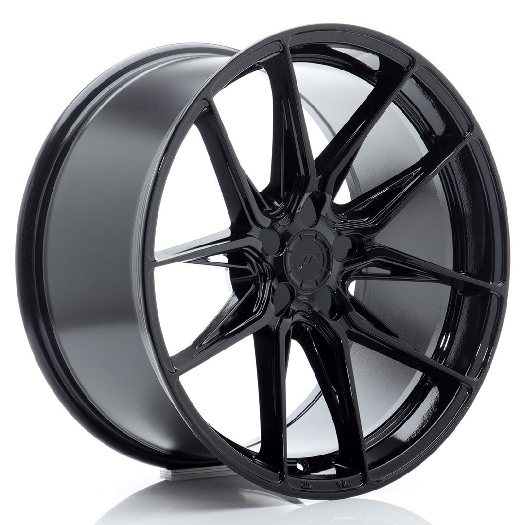 Llanta Japan Racing JR-44 19x9,5" 5 tornillos a medida ET20-40 negro brillo